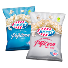 Jimmy's popcorn zoet zout of zout
